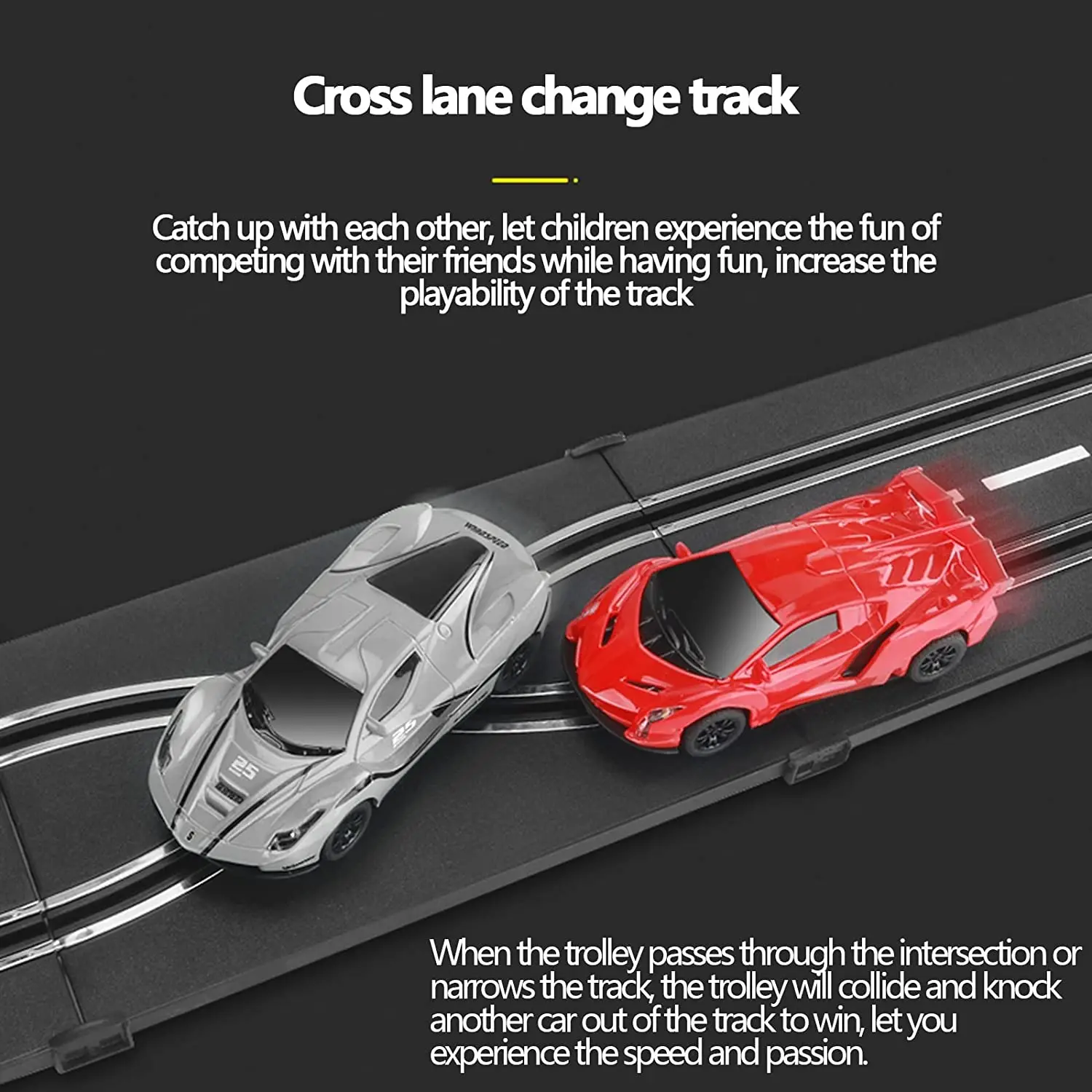 2023 Hot Selling  Super Race Track Toy Car For Boys Electric Vehicle Slot Toys Dual Racing Car 12.7 Meters Long Tracks