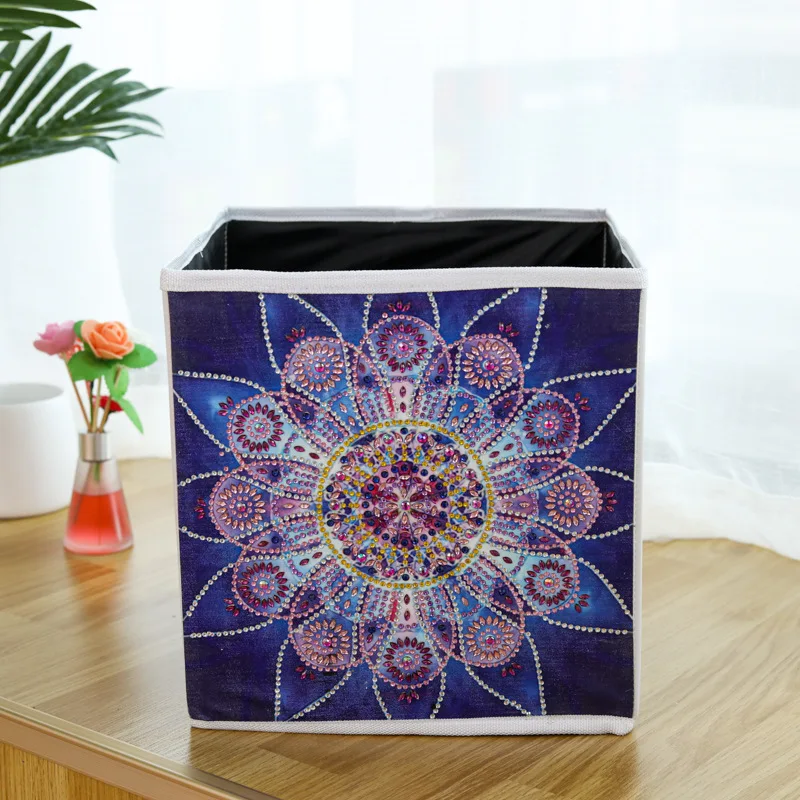 New Home Convenient Creative Diamond Painting Storage KIt Box Spring Summer Autumn And Winter Leather Bedroom Collection Box