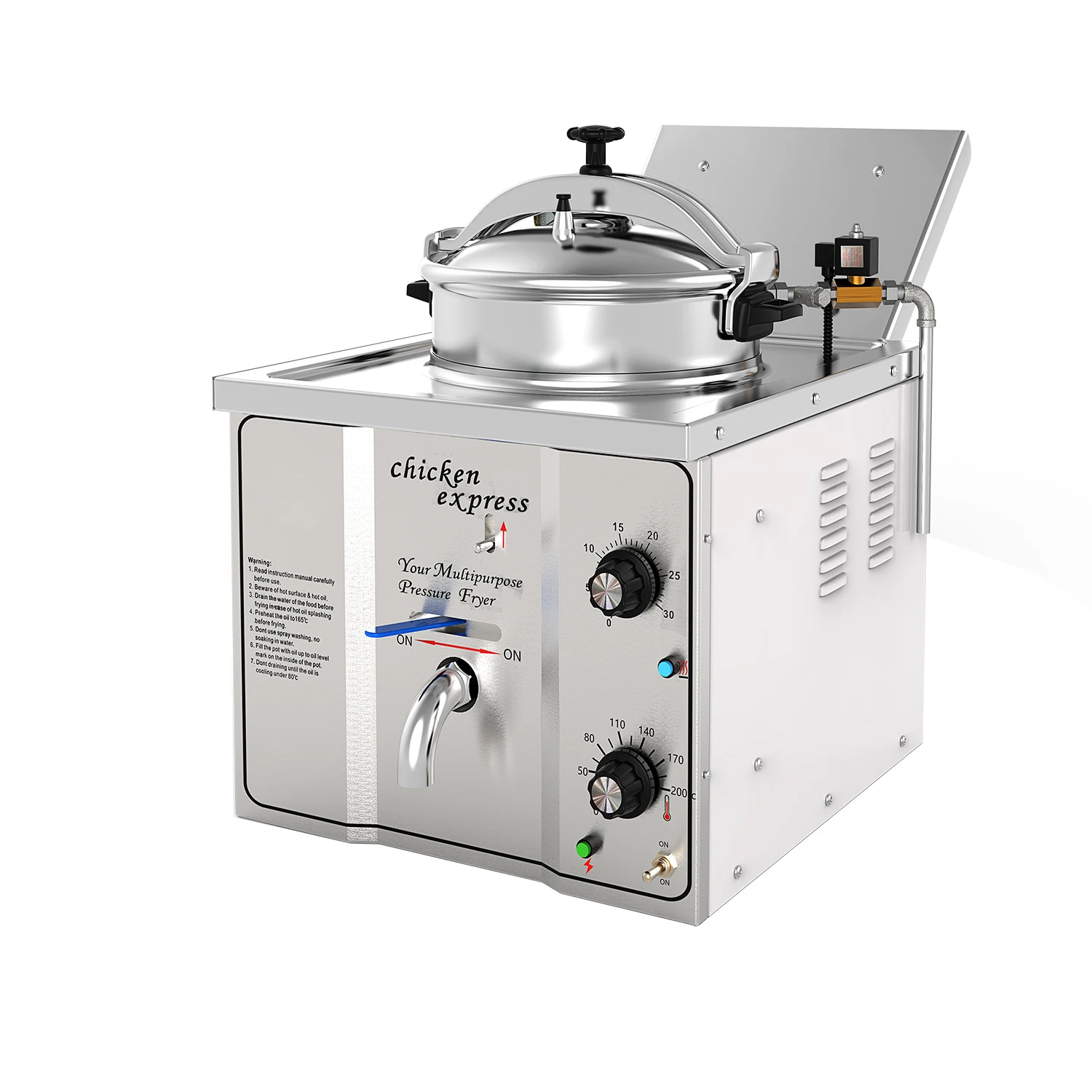 Mdxz-16 Table Top Counter Top Chicken Pressure Electric Pressure Fryer/Pressure Fryer/Gas Pressure Deep Fryer