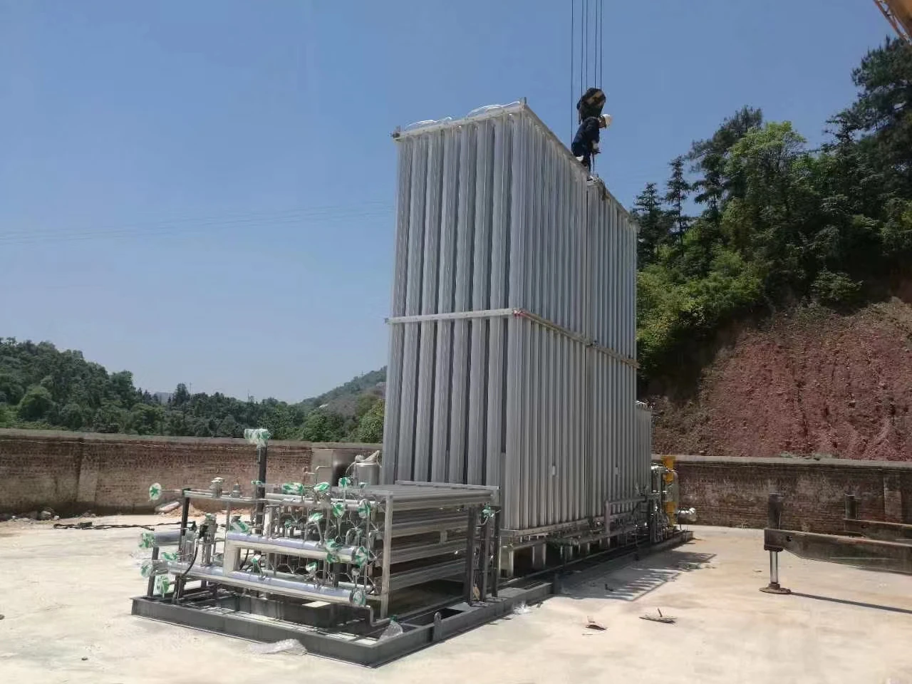 Best quality air heated liquid to gas ambient vaporizer