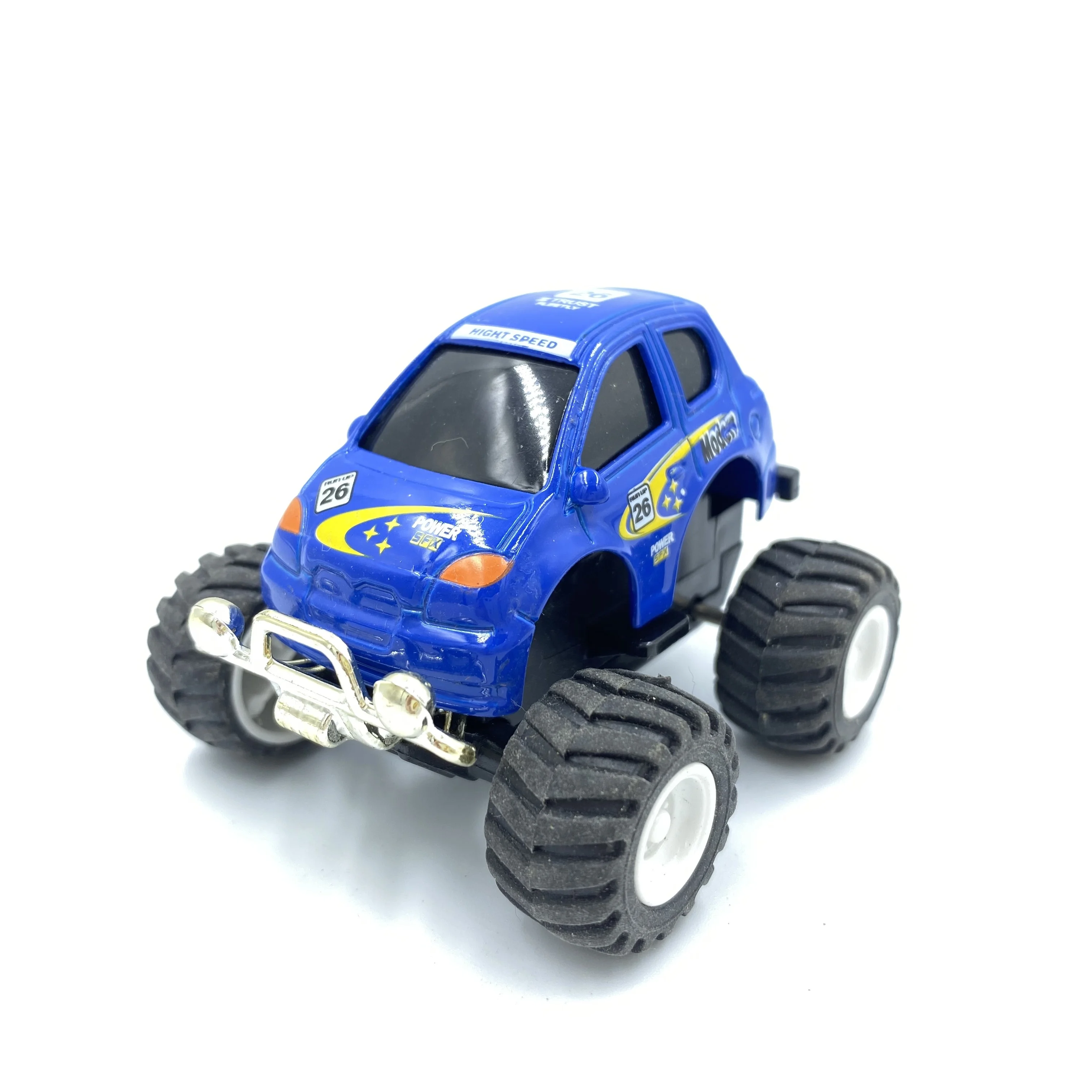 Hot sell mini pull back car big wheels metal car 1:64 scale diecast toy vehicles alloy model car