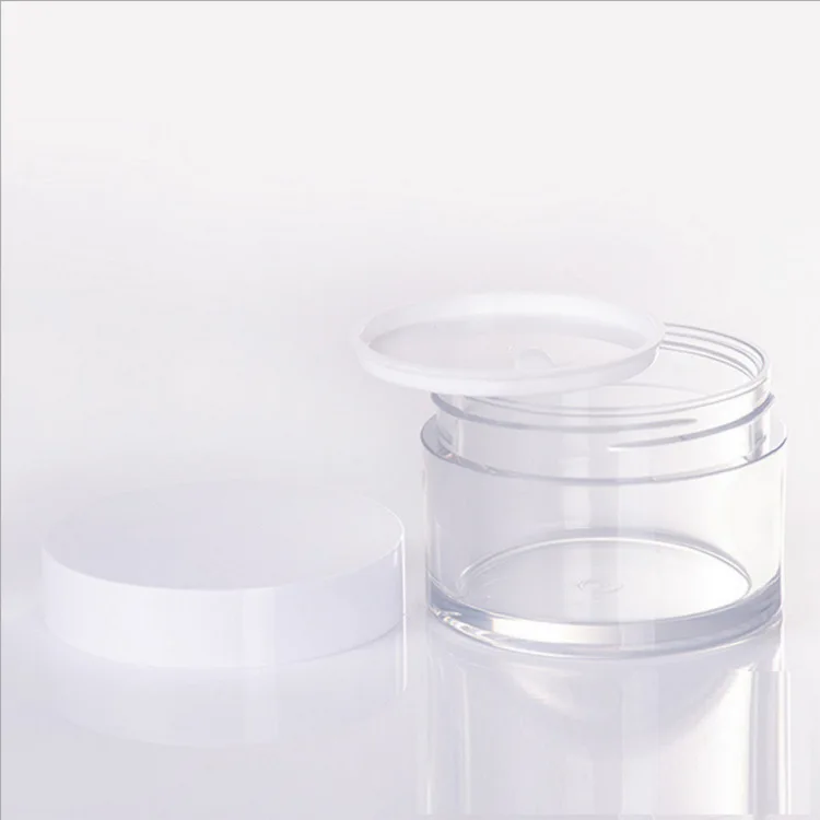Уникальная белая косметическая упаковка 50 г, акриловая пластиковая банка для крема