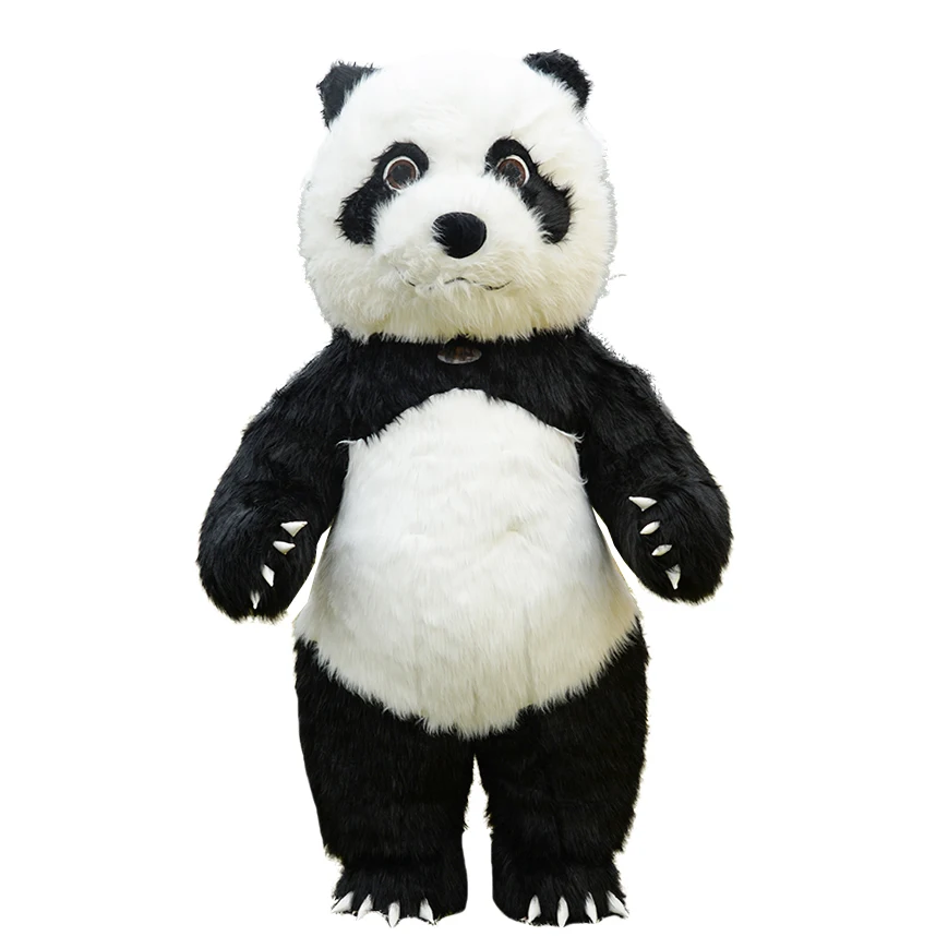 High Quality 2M 2.6M 3M Cartoon Character Inflatable Mascot costumes Inflatable panda costume
