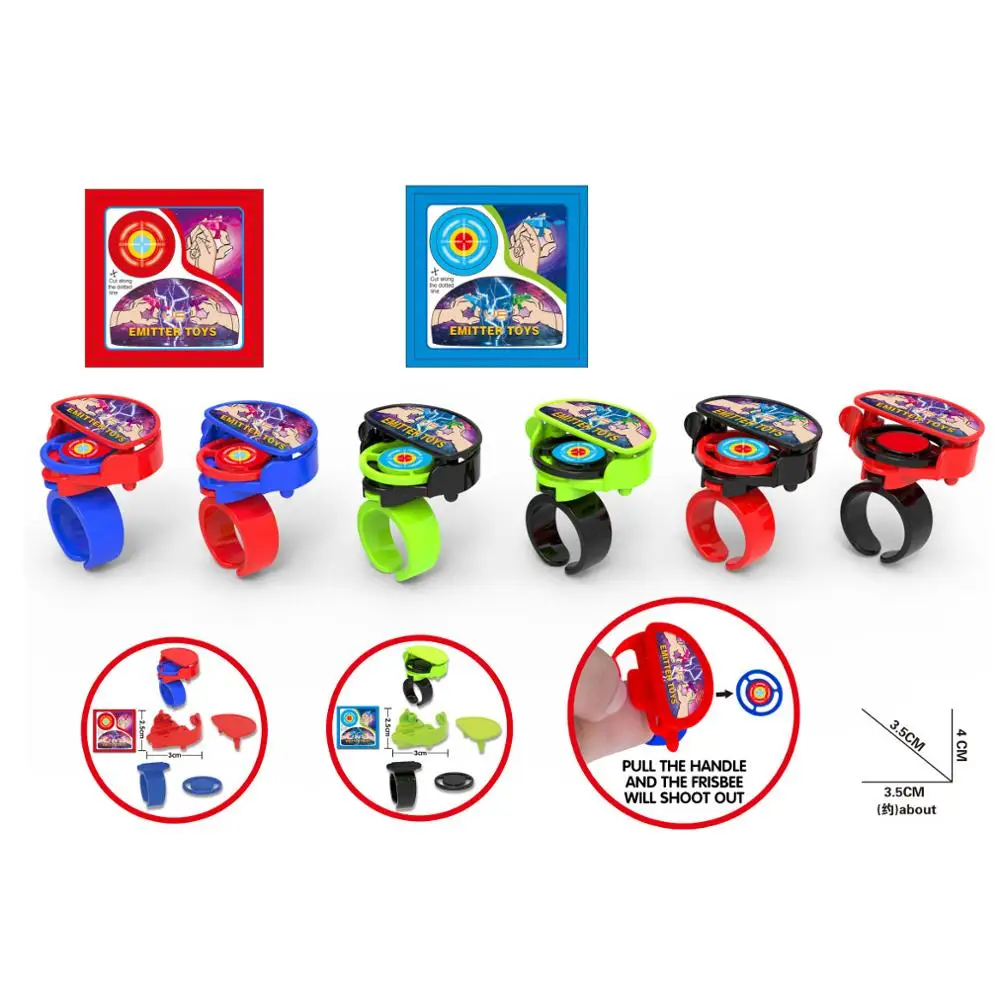 Small Toys Gift Assembly Mini Finger Flying Disc With Ring