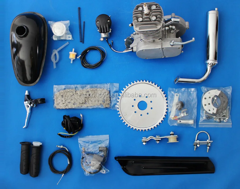 Газовый моторный велосипедный двигатель комплект 80cc 48cc гоночный двухтактный