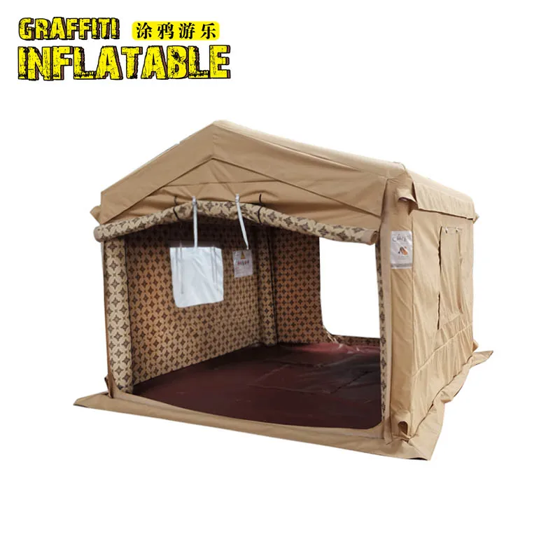 Hot selling Middle East Arab desert waterproof inflatable 3 * 4 camping tent, easy to carry tent