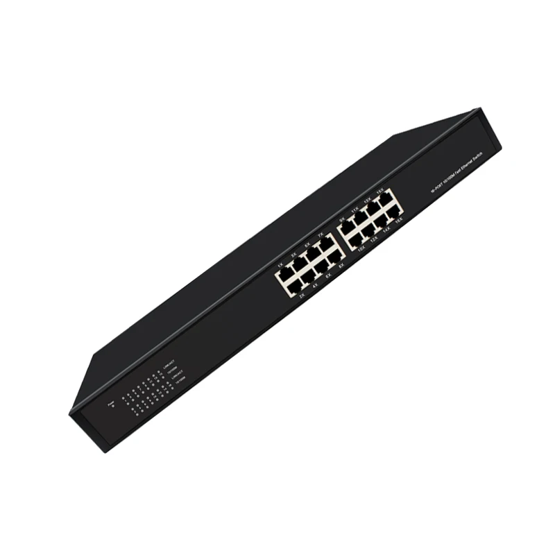 16p 10/100/1000M rack mount switch 19'Metal case Ethernet Switch Internal Power Supply  Fast Rack-moun Ethernet Switch