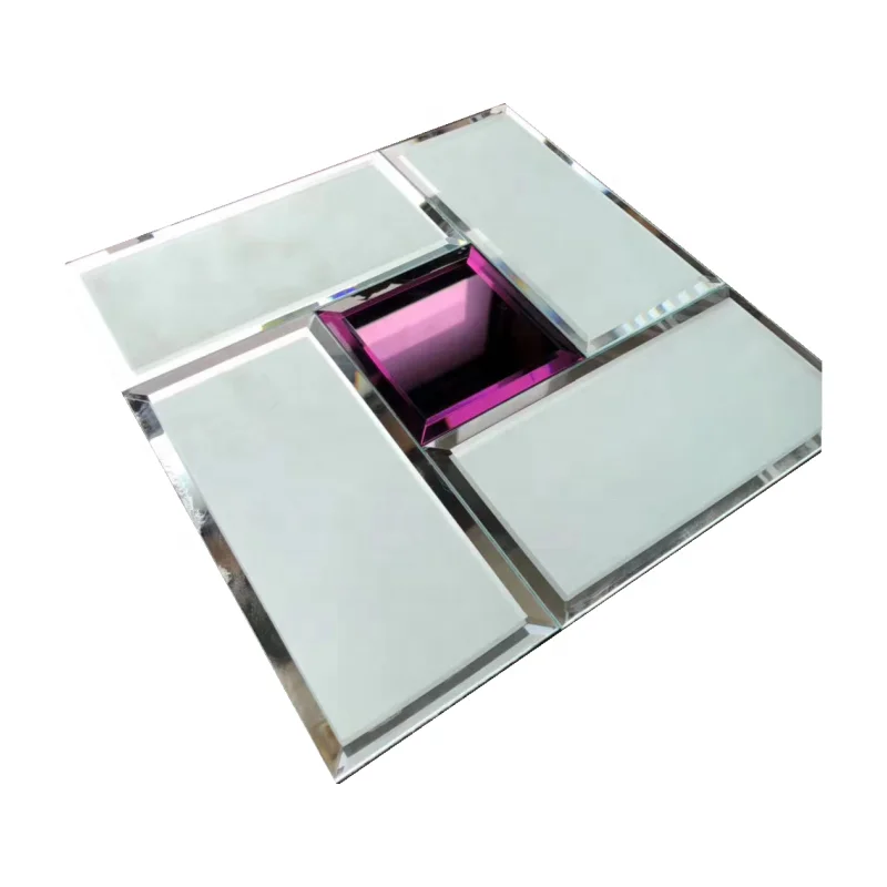 4mm 5mm Decorative Stone Mosaic Mirror Glass Tiles Bathroom With Premium Quality for Interior Design and Exterior Decoration