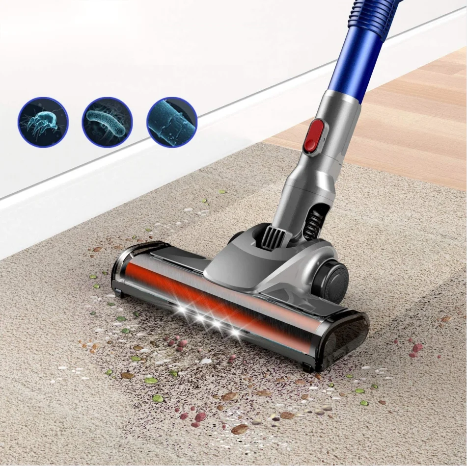 Vacuum Cleaner With Water Filtration Upright Vacuum Cleaner for Carpet and Hard Floor with HEPA Filter Cordless Vacuum Cleaner