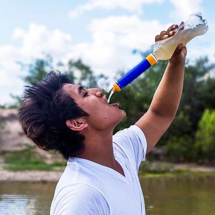 Diercon Life Net Best Straw mini water filter survival equipment personal water filter straw (PS01)