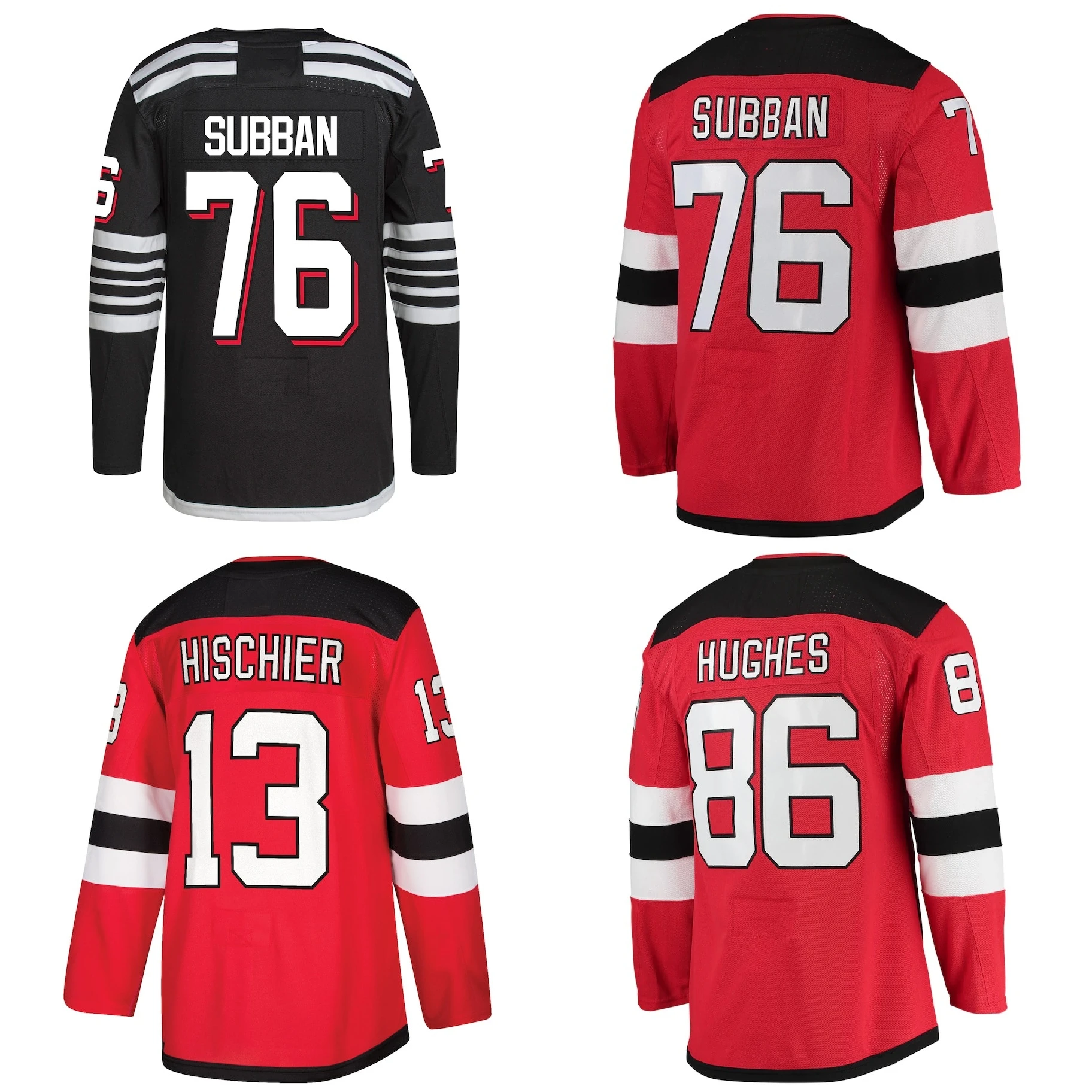 Ice Hockey New Jersey Devils Jerseys P.K. Subban Jersey Hischier Andreas Johnsson Cory Schneider Stitched Hot sales sublimation