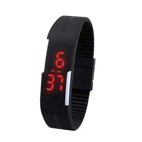 
Promortional Gift Magnetic Bracelet Cheap Digital Watch Wholesales Price Colorful Sport Silicone Rubber LED Digital watch 
