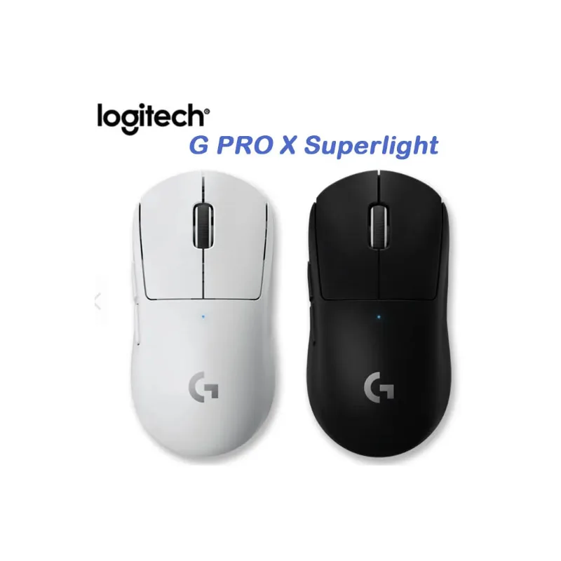 Logitech G PRO X SUPERLIGHT Wireless Gaming Mouse GPW 2 HERO 25K SENSOR E-sports Mechanical Charging Mice For Gaming Players