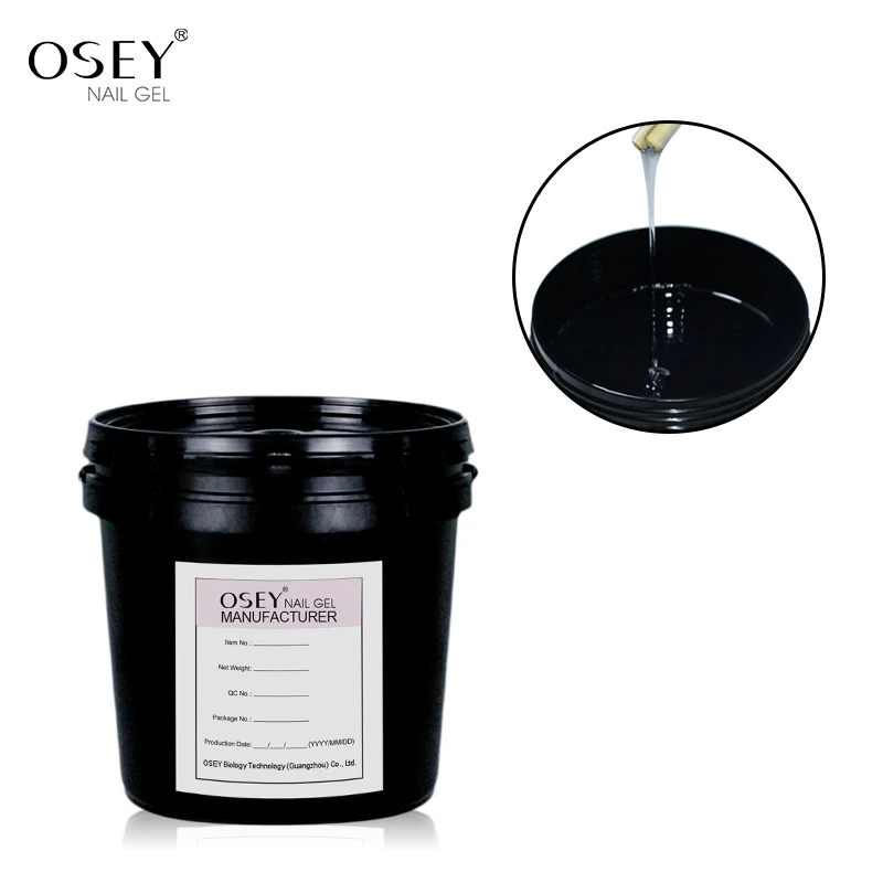 OSEY Nail wholesale nail supplies 1kg uv nail builder extension gel polish clear hard gel product