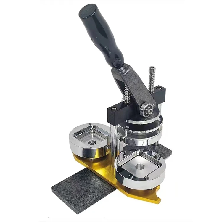 Square 2*2 Inch Badge Making Machine Magnet Making Machine+Cutter +250 Pcs Fridge Magnet Material