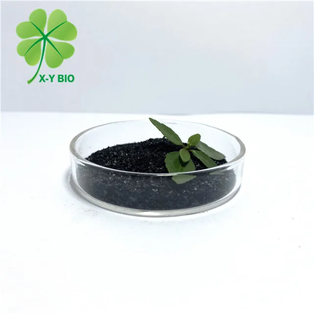 Good Price Sodium Humate Shiny Flake For Fertilizer Poultry Feed Small Size