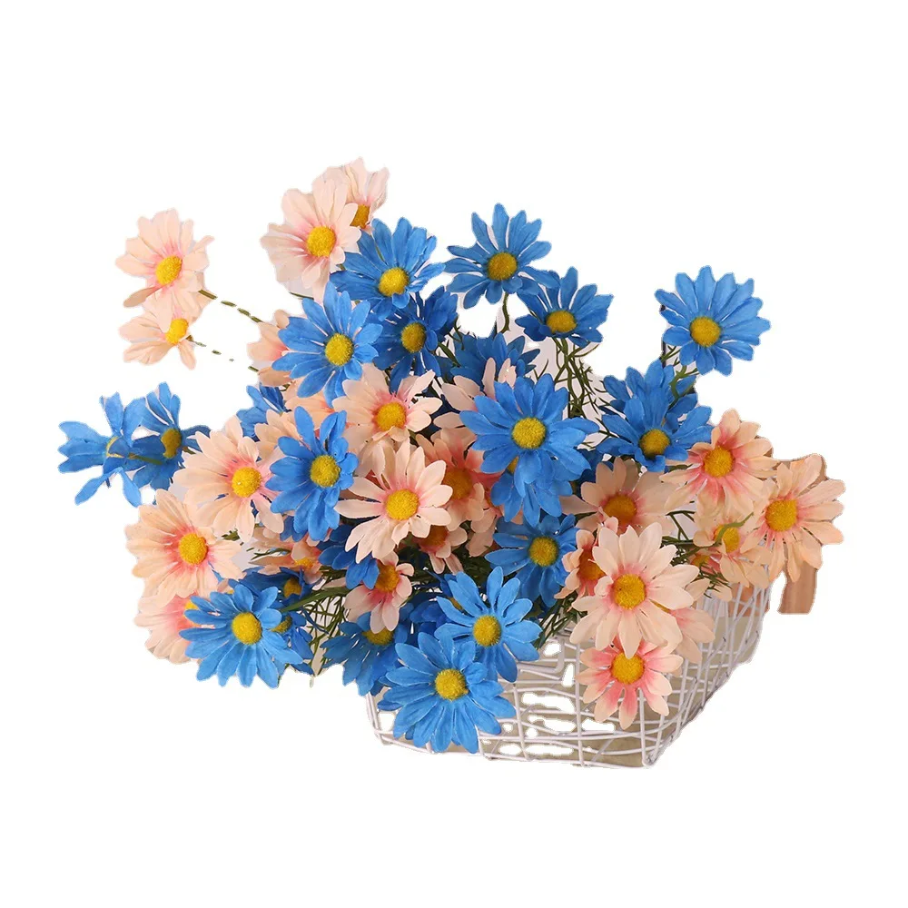 Cheap Wholesale Artificial Flowers 5 Daisy Home Decor Flower Arrangements Artificial Daisy Flowers