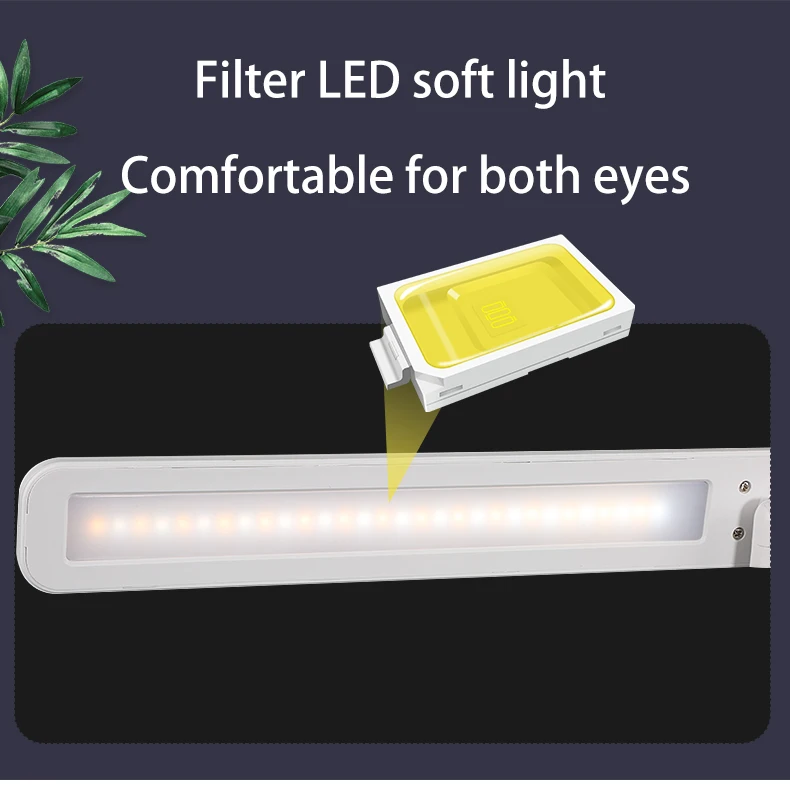 Foldable Dimmable Magnifier Eye Usb Adjust Led Light Bedside Table Lamp For Study Desk Table Lamps/Desk Lamp/Reading Lamp