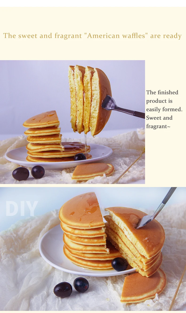 manufacturer price Halal certificate pancake mix powder waffle mix powder easy making for home baking free sample