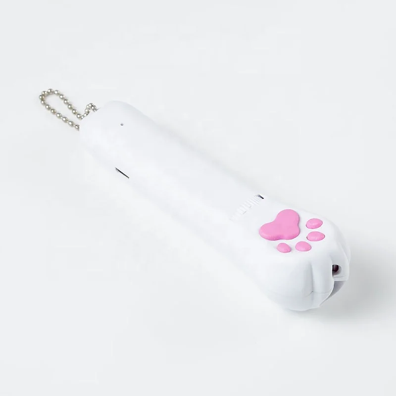 
2020 Popular USB Charging Creative Funny Cat LED Pointer Training Cat Laser Toy with Bright Animation Patterns Shadow 