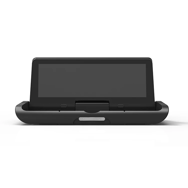 8 Inch Car Automatic Folding Center Console DVR Driving Recorder with GPS Navigation Rear View Camera and Lifetime Free Map