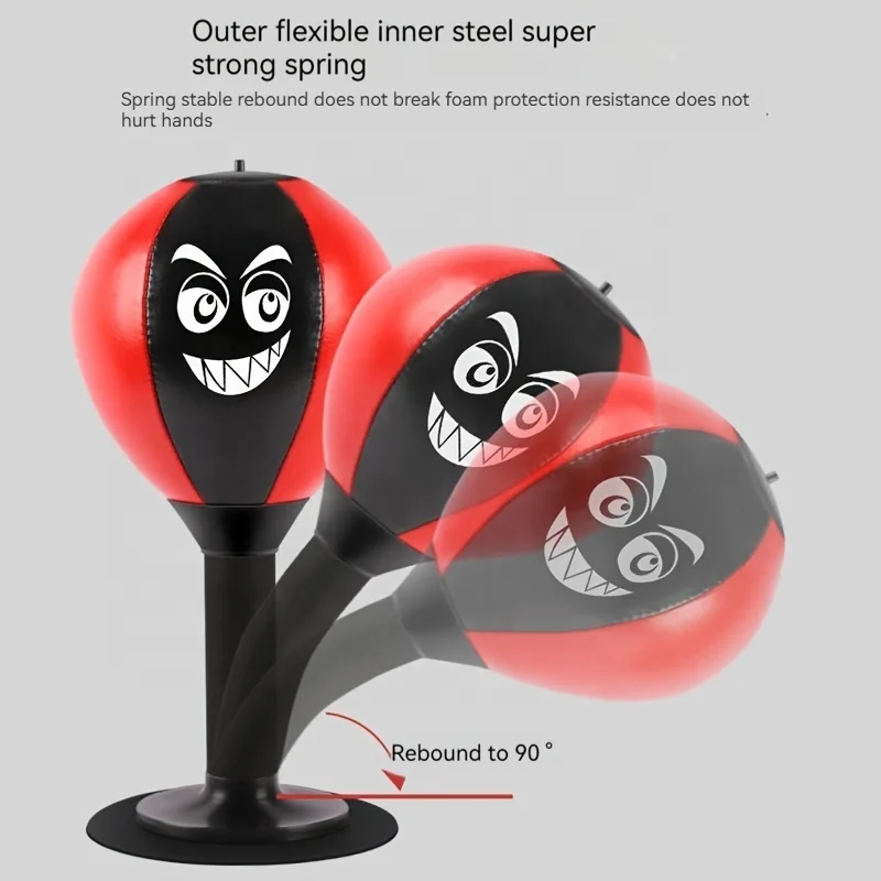 Wholesale Cool Funny Desk Toys Interactive Boxing Games for Adult Stress Relief Mini Punching Bag Speed Ball