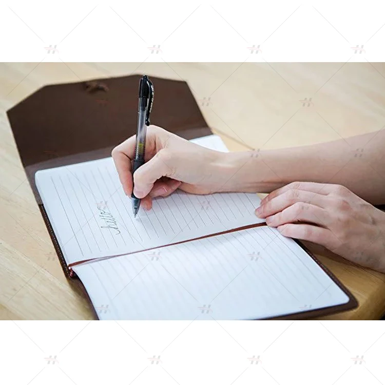 Design Handmade Journal Waterproof Diary Office Agenda Stationery Leather Nature Notebook