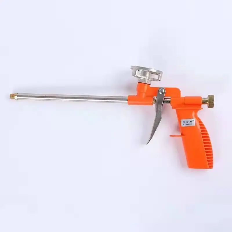 Металлическая пена пистолет-распылитель, оранжевый цвет расширения пены пистолет-распылитель шприц для заделки швов пены затирки пистолет