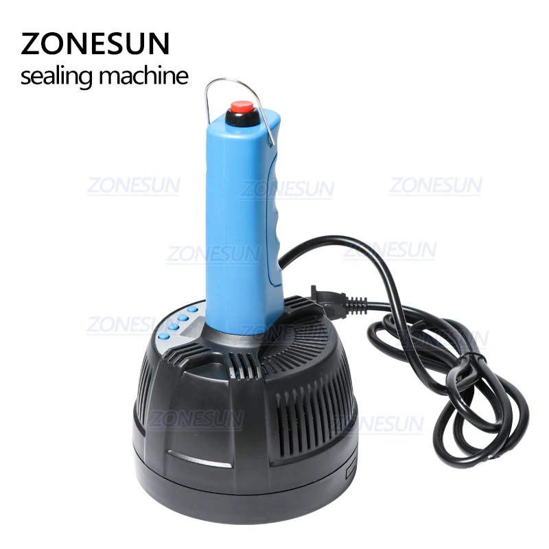 ZONESUN 900A ручной электромагнитный индукционный герметик для меда пластика стеклянных бутылок крышек оловянной алюминиевой фольги герметизирующая