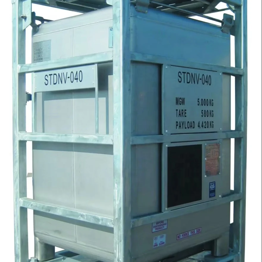 Бак 550 галлонов с оффшорной рамой DNV 2 7-1 EN12079 Оффшор IBC TOTE