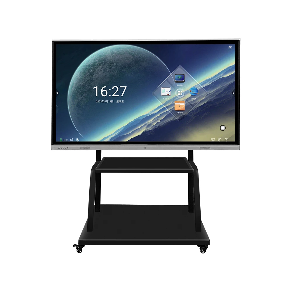 55 65 75 inch school smart education whiteboard interactive education display conference