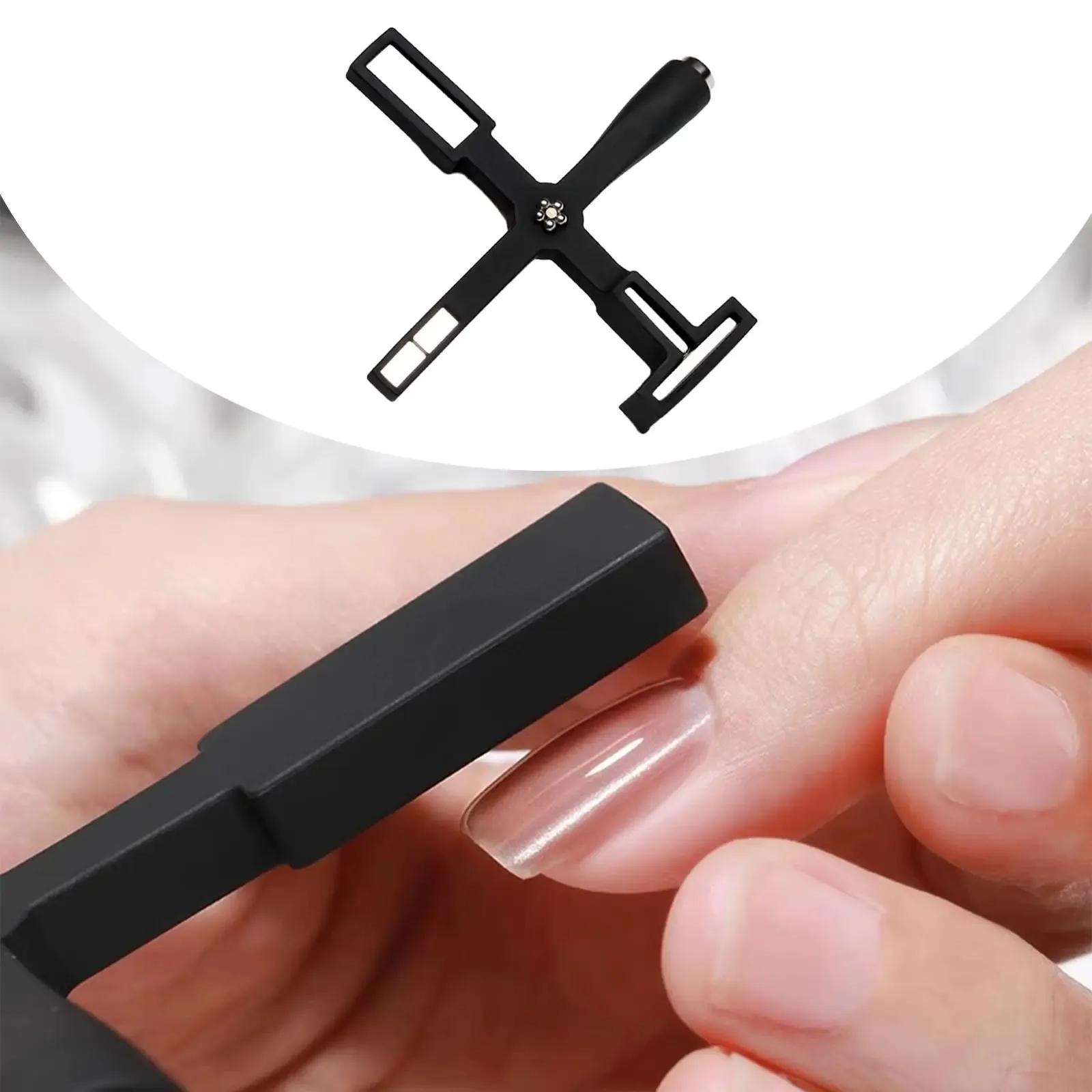 Newest Pink Black DIY 3d Magic Effect Nail Cat Eye Polishing Magnet Magnet Multifunctional Cat Eye Magnet For Nail Art Tools