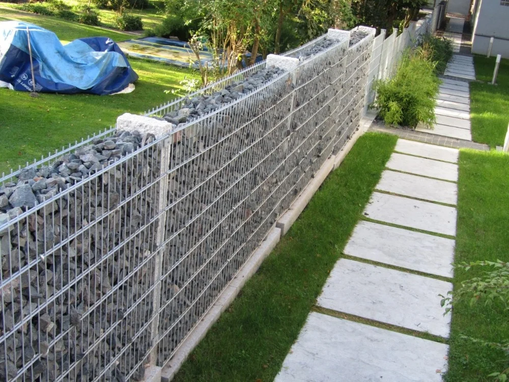 Сварные Габионы/габионный каменный забор 100x80x30 см, сертификация CE