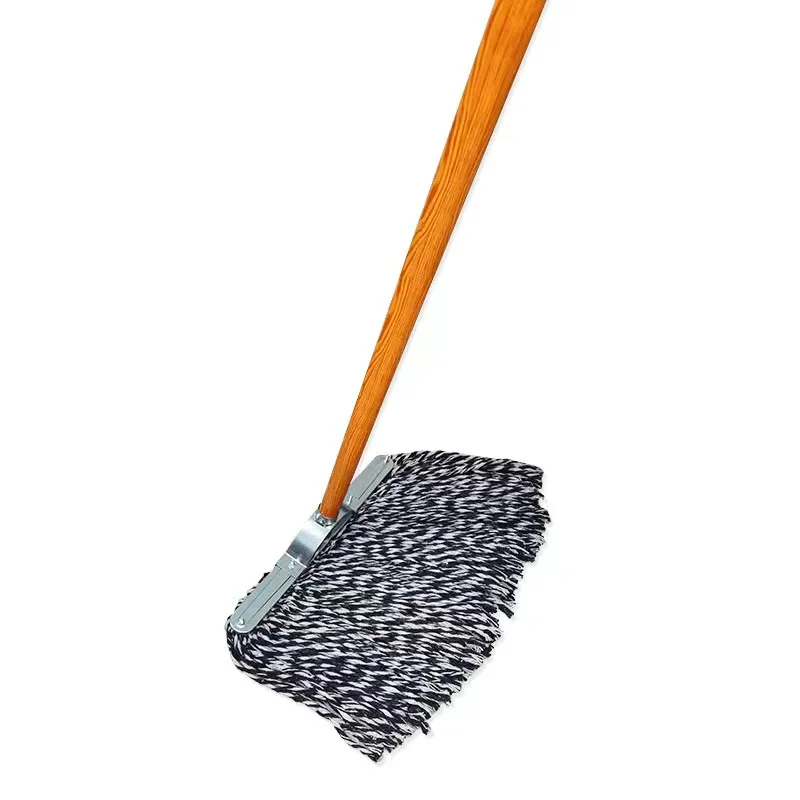 Factory self-marketing cotton yarn mop wooden pole ordinary old mops dust push property cotton yarn mop wholesale