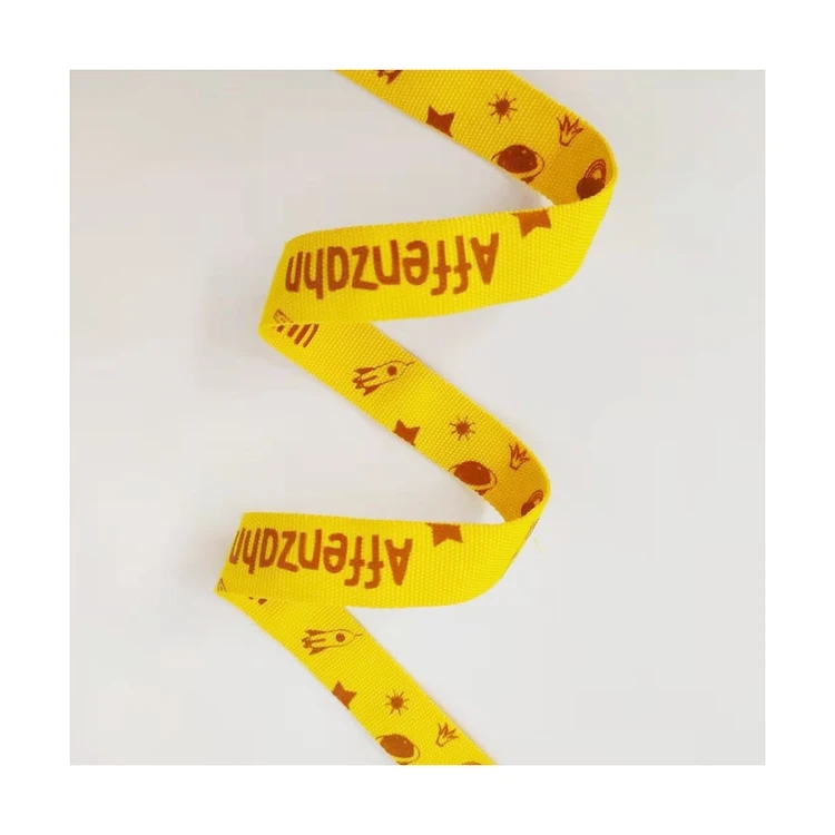 
Hot sale sustainable development 25mm printing silicone tubular webbing for special combination lock and clothing 