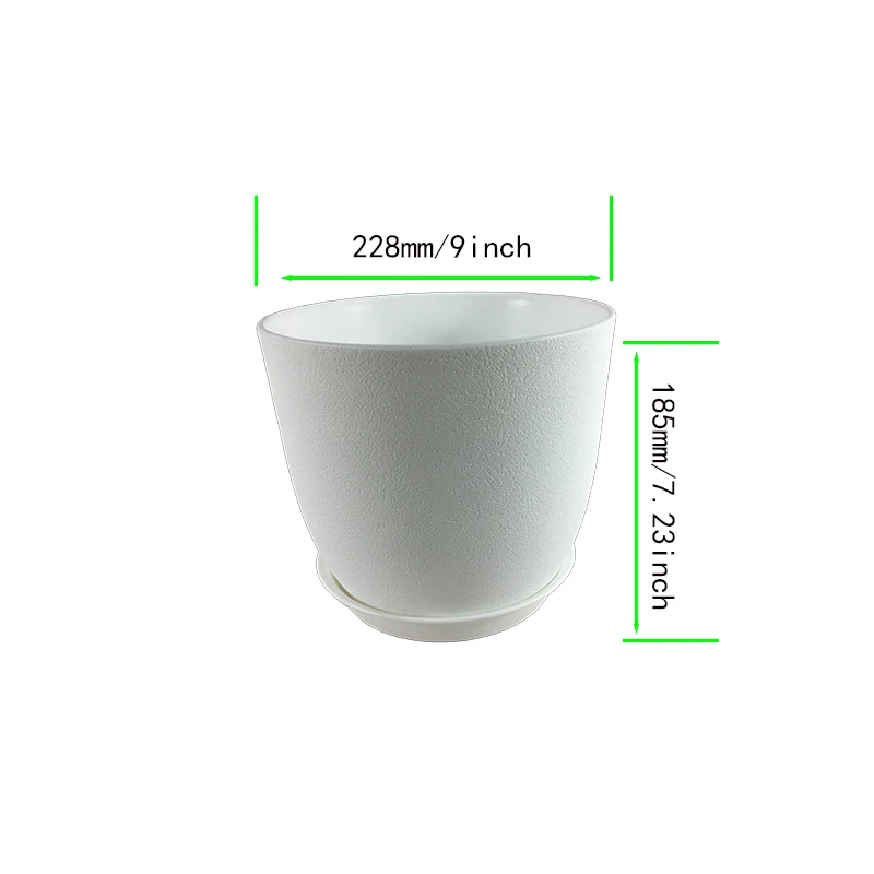 Wholesale Large Plant Pots Plastic Flower Garden Pots Big Planters For Indoor And Outdoor Decoration