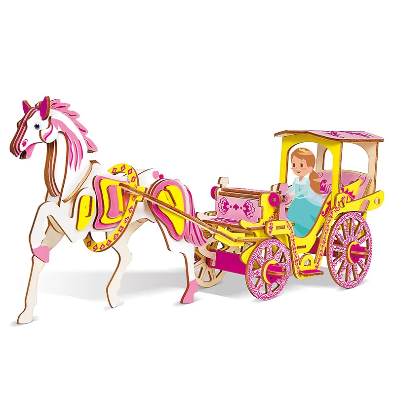 puzzle toys intelligent brain puzzles 3D ship simulation models hand assembled wooden ornaments Wood Crafts