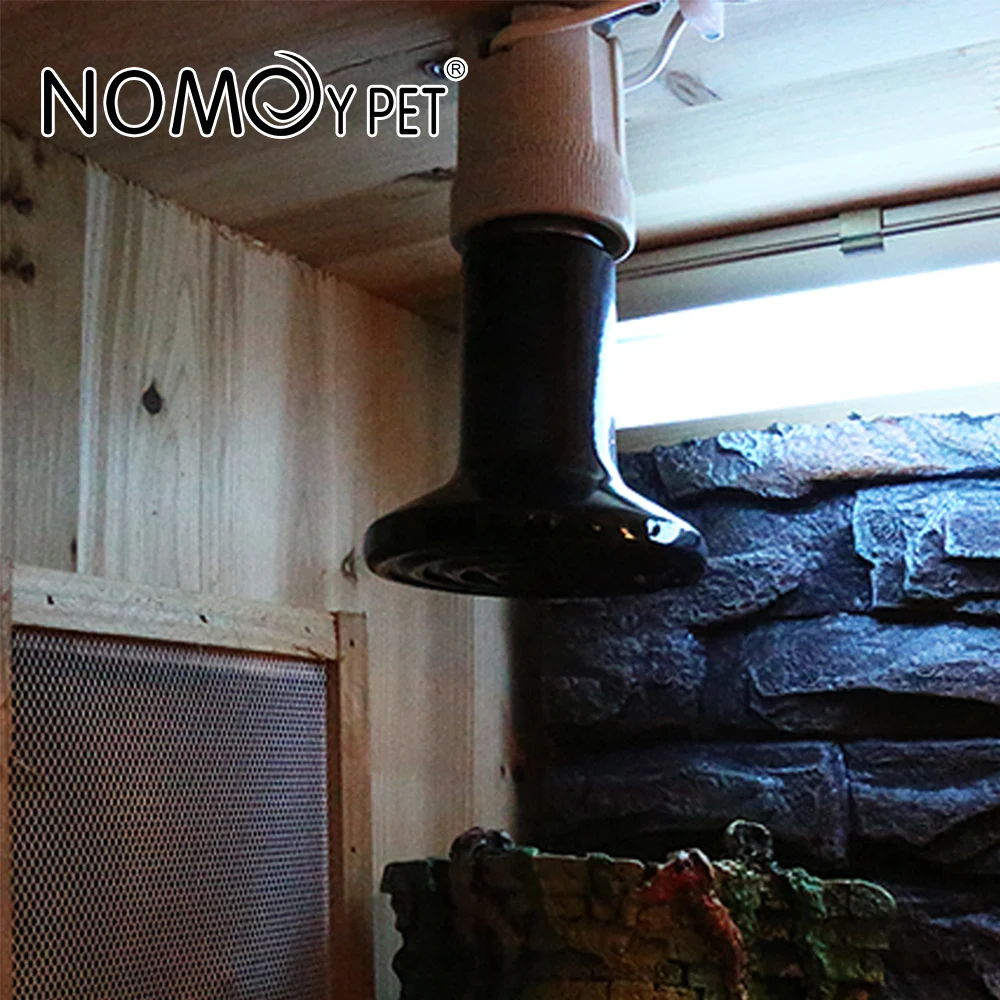 NOMOY PET hot sale black ceramic reptile heat lamp reptile heater bulb