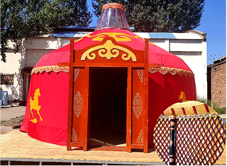 Ger Yurt Accommodation Nomadic Party Catering Wedding Using Mongolian Yurt