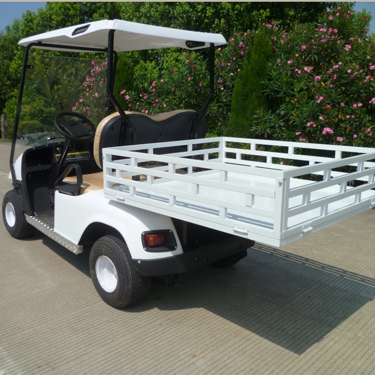 chinese CE 2 seats electric 4 wheel with box customize trunk golf cart/utility vehicle/farm vehicle