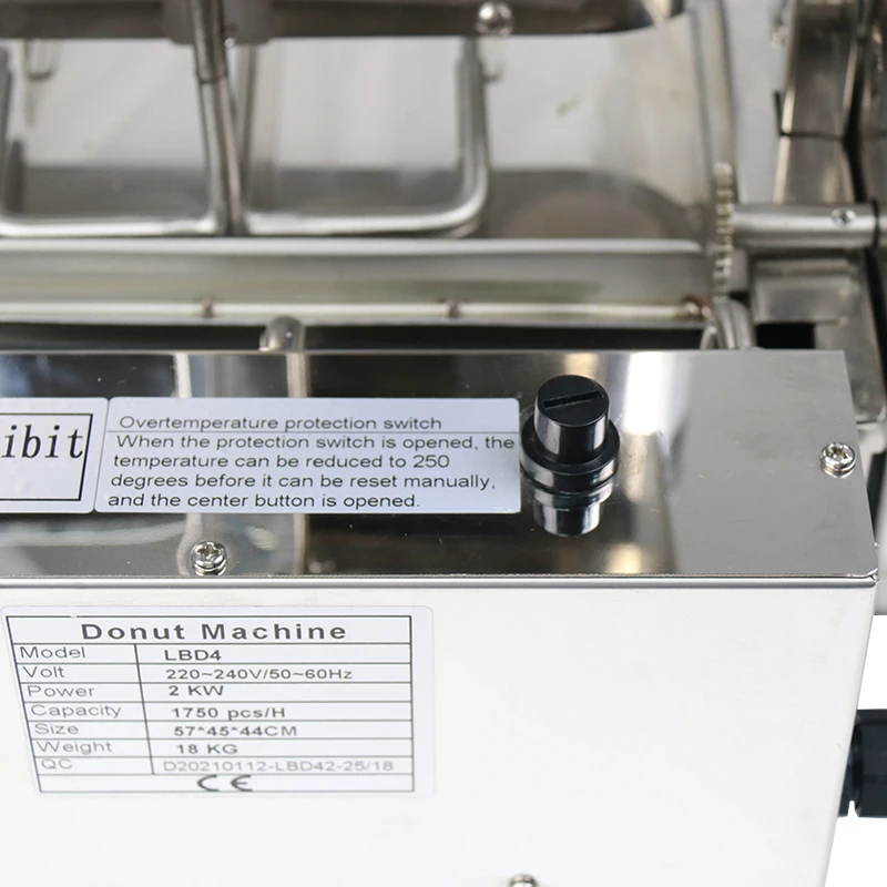 Industrial Fully Automatic Doughnut Machine Electric Mini Donuts Fryer Commercial Automatic Donut Machine For Sale