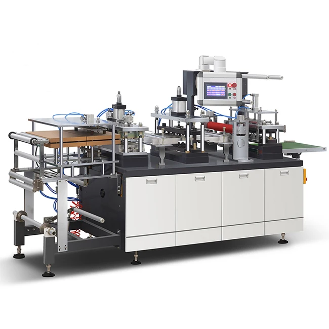 Automatic Plastic Cup Lid Thermoforming Machine Disposable Plastic Paper Lid Making Machine for Coffee Cup