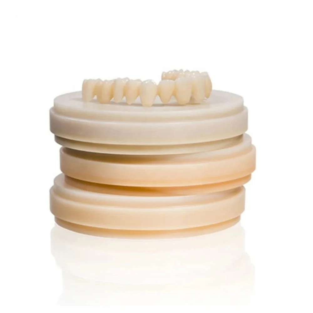 Pmma Dental Monolayer High Standard Quality Wholesale Factory Produce Dental Lab Material PMMA Disc 95MM 98MM