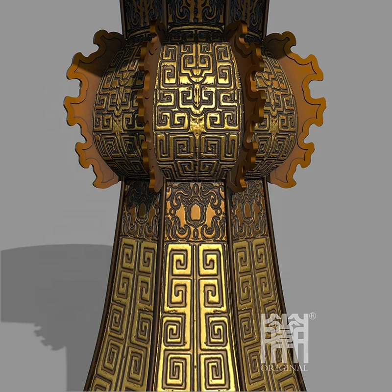 
Porcelain Decorative Lighted Table Lamp Bedside Brass Chinese Customized Energy Saving BRONZE Residential Project Installation 