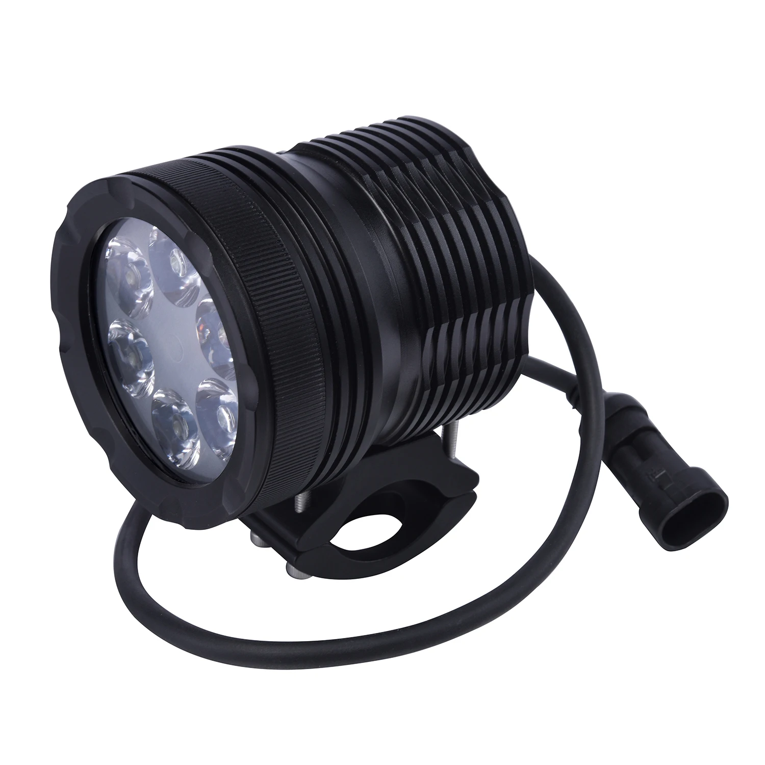 Motorcycle LED Headlights Auxiliary Lamp Motorbike Front Spotlight Motor DRL Fog Spot Head Light Lamps Accessories DC 10-48V 60W