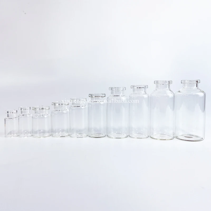 Good price steroide injection 10ml crimp  glass vial empty sterile glass vials for 10ml