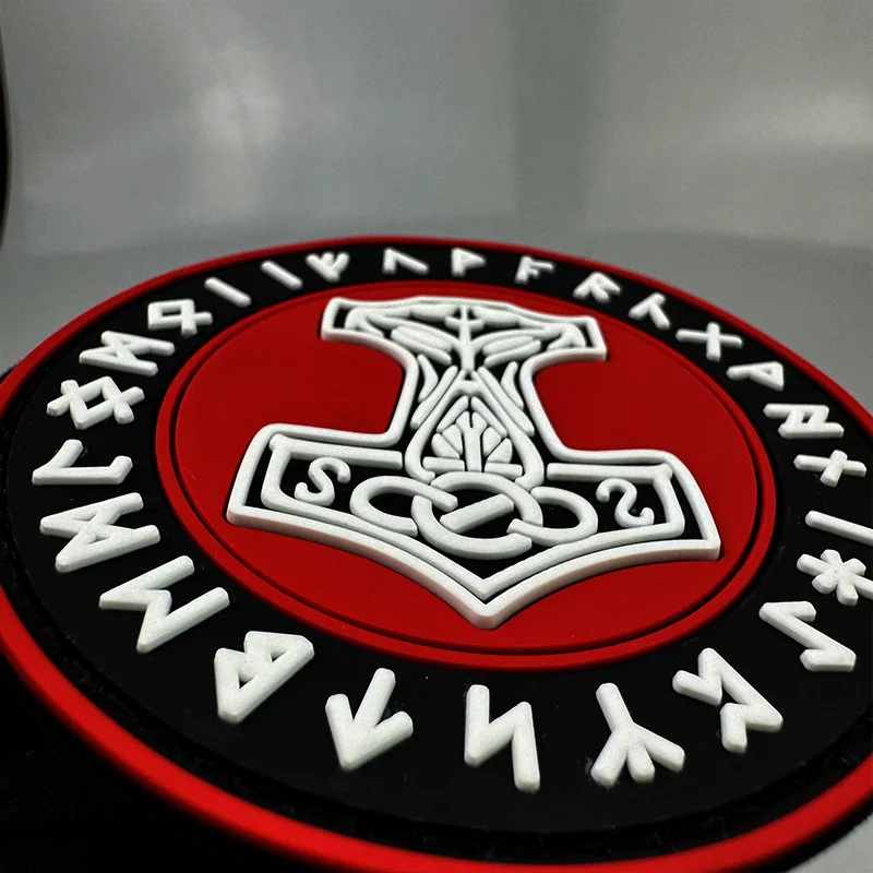 Spot Thor Marvel Odin Raven Norse Mythology Velcro Badge Adhesive Patch PVC