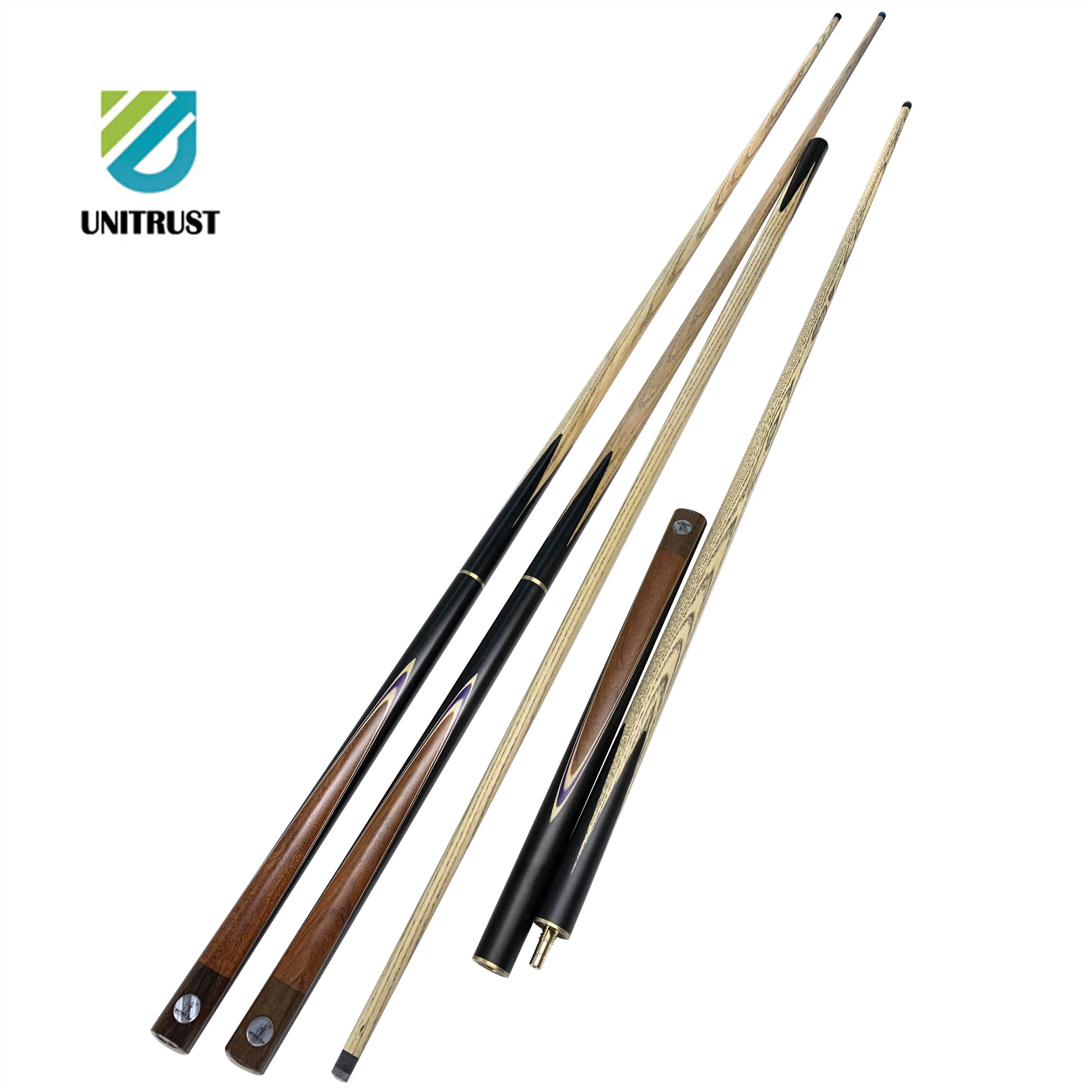 SC4001 Factory Custom Logo Carbon Billiard Snooker Cue 3/4 Jointed Woods Snooker Cue Stick