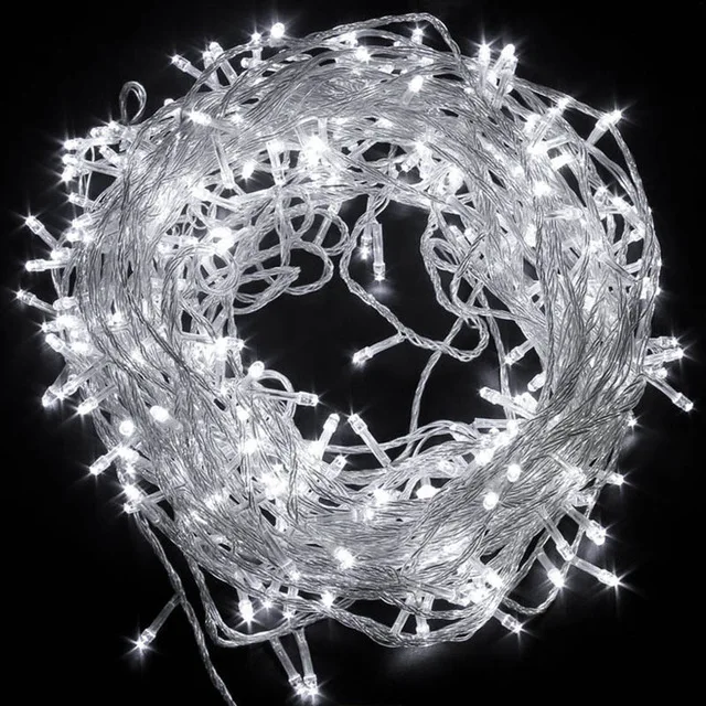 Строки света 100LED лампы 10M Отличный подарок на Рождество/свадьбы/Вечеринки/украшение помещения гирлянда на открытом воздухе Водонепроницаемые светодиодные лампы 9 видов цветов led