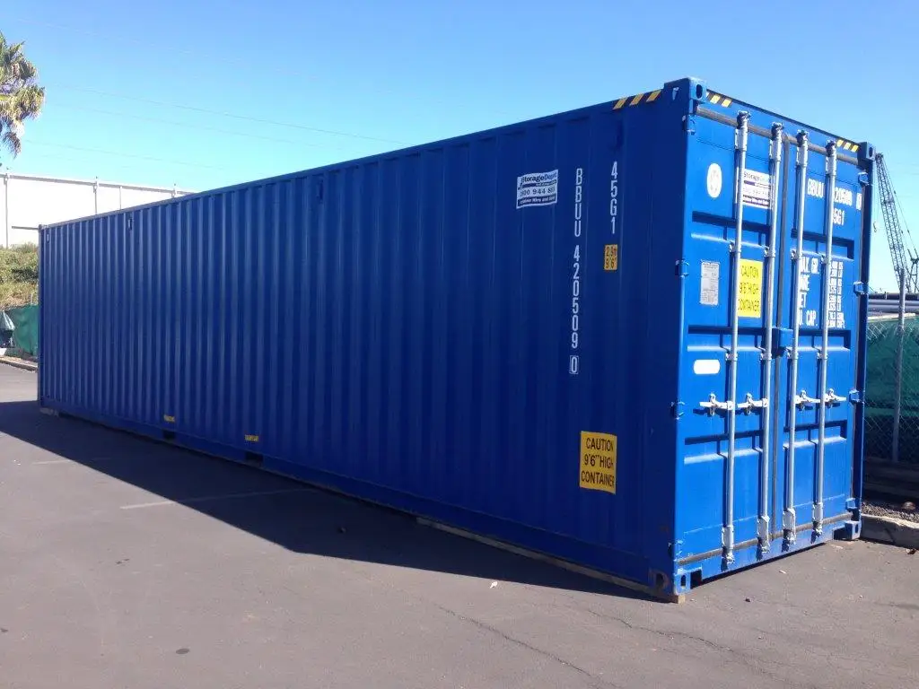 Dry container standard oversea cargo shipping  transit and storage turnover high container 40ft HC
